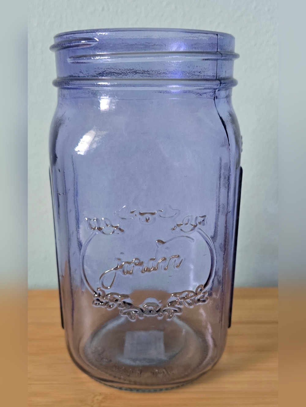 Jardin Purple Tinted Mason Jar